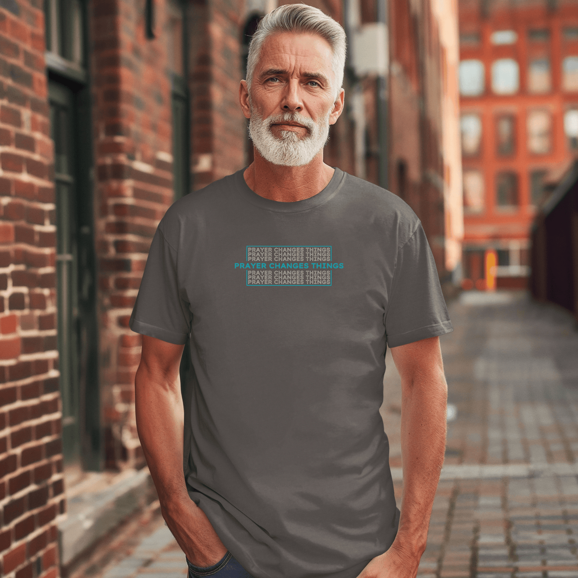 Vintage Wash: Prayer Changes Things T-Shirt - Harmony + Hope