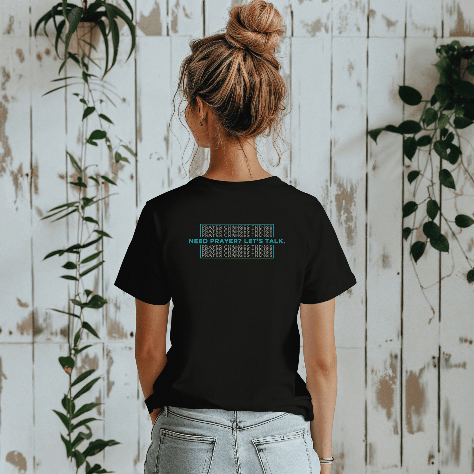 Vintage Wash: Prayer Changes Things T-Shirt - Harmony + Hope