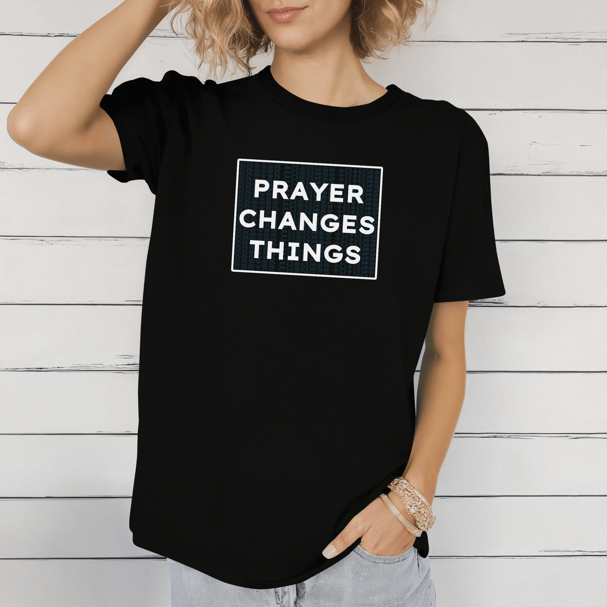 Prayer Changes Things Unisex T-Shirt - Harmony + Hope