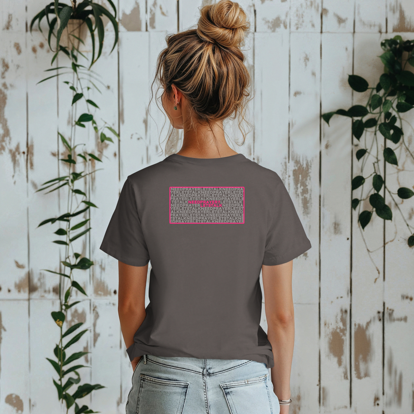 Word Cloud Design "Prayer Changes Things" - Inspirational Unisex T-Shirt