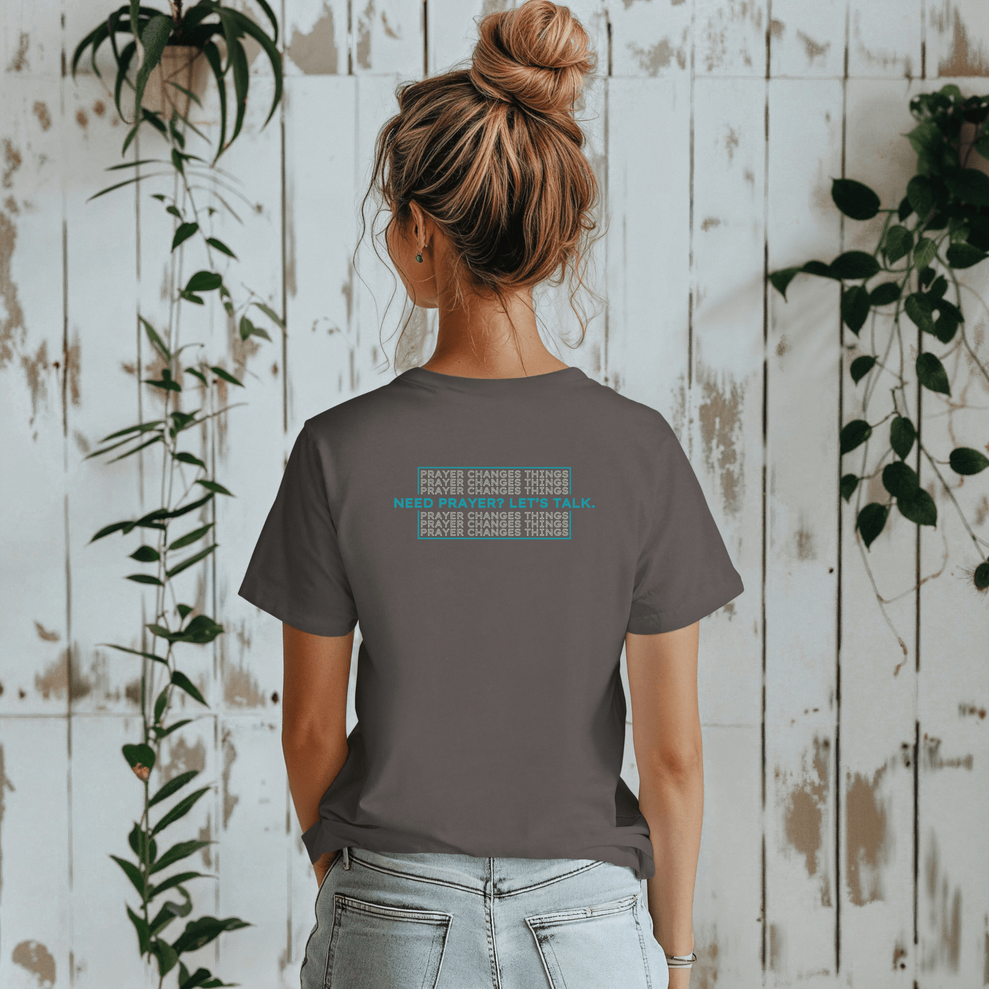 Vintage Wash: Prayer Changes Things T-Shirt - Harmony + Hope