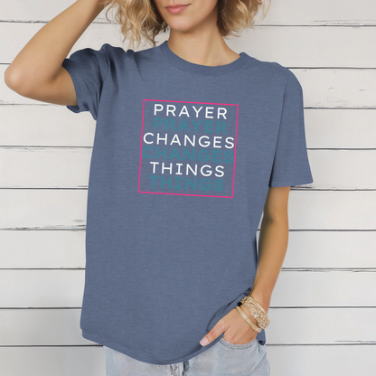 Pray Boldly "Prayer Changes Things" - Inspirational Unisex T-Shirt