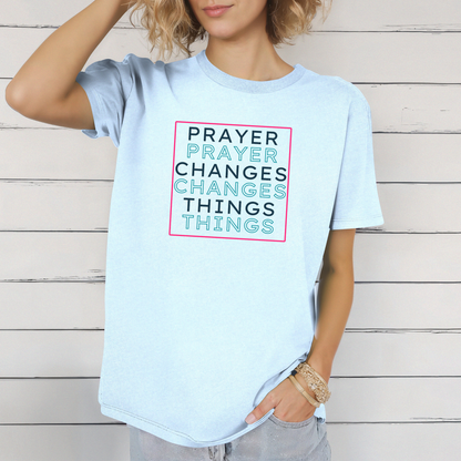 Pray Boldly "Prayer Changes Things" - Inspirational Unisex T-Shirt