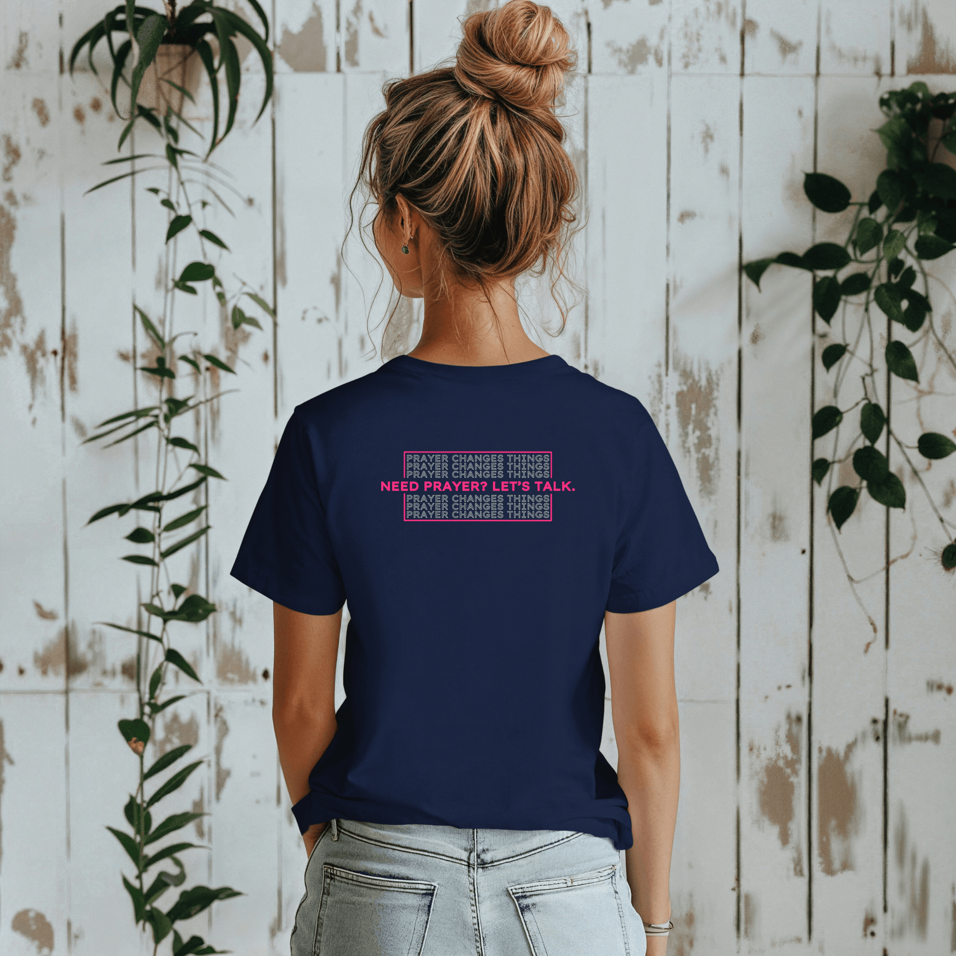 Vintage Wash: Prayer Changes Things T-Shirt - Harmony + Hope