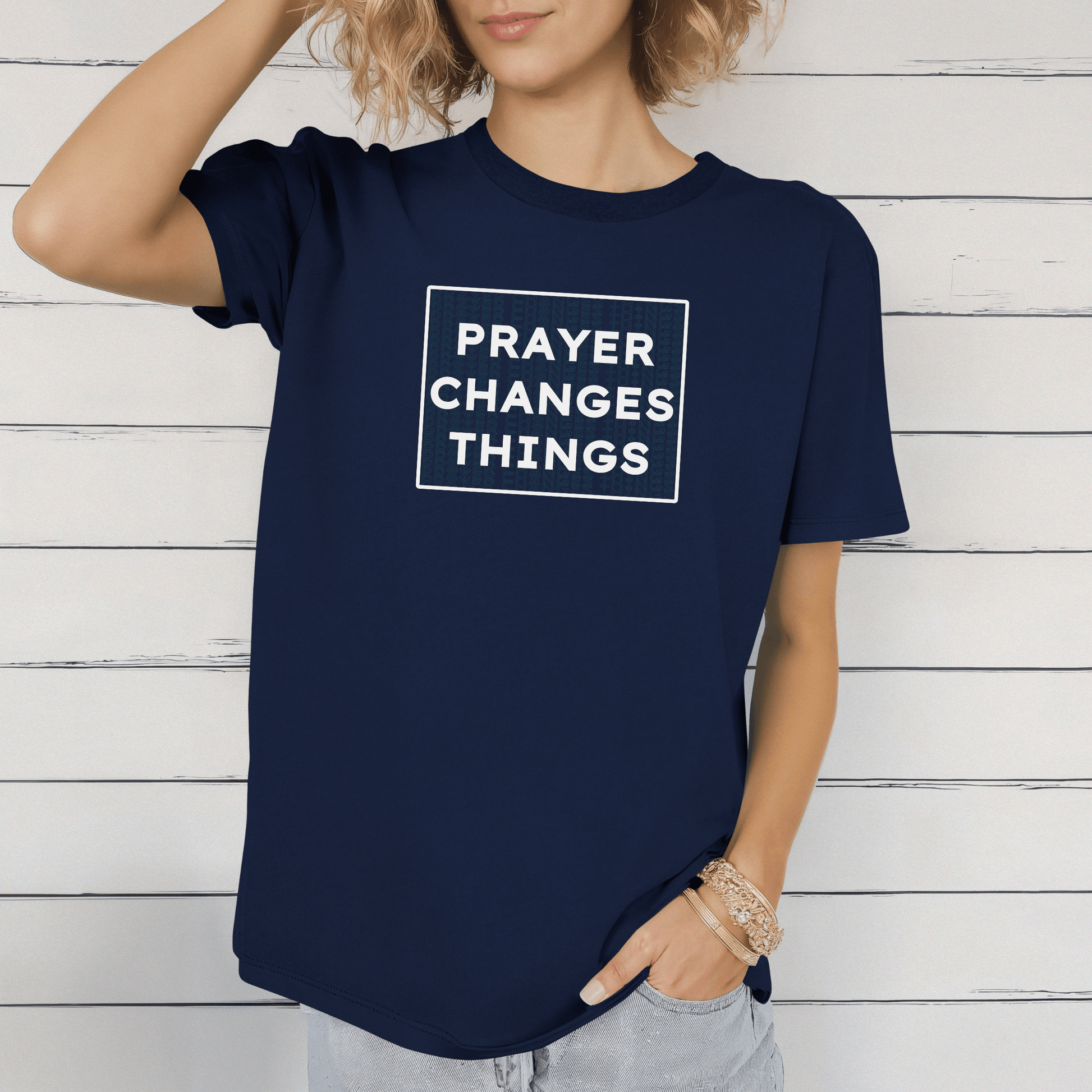 Prayer Changes Things Unisex T-Shirt - Harmony + Hope