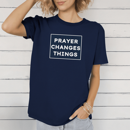 Prayer Changes Things Unisex T-Shirt - Harmony + Hope