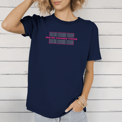 Vintage Wash: Prayer Changes Things T-Shirt - Harmony + Hope