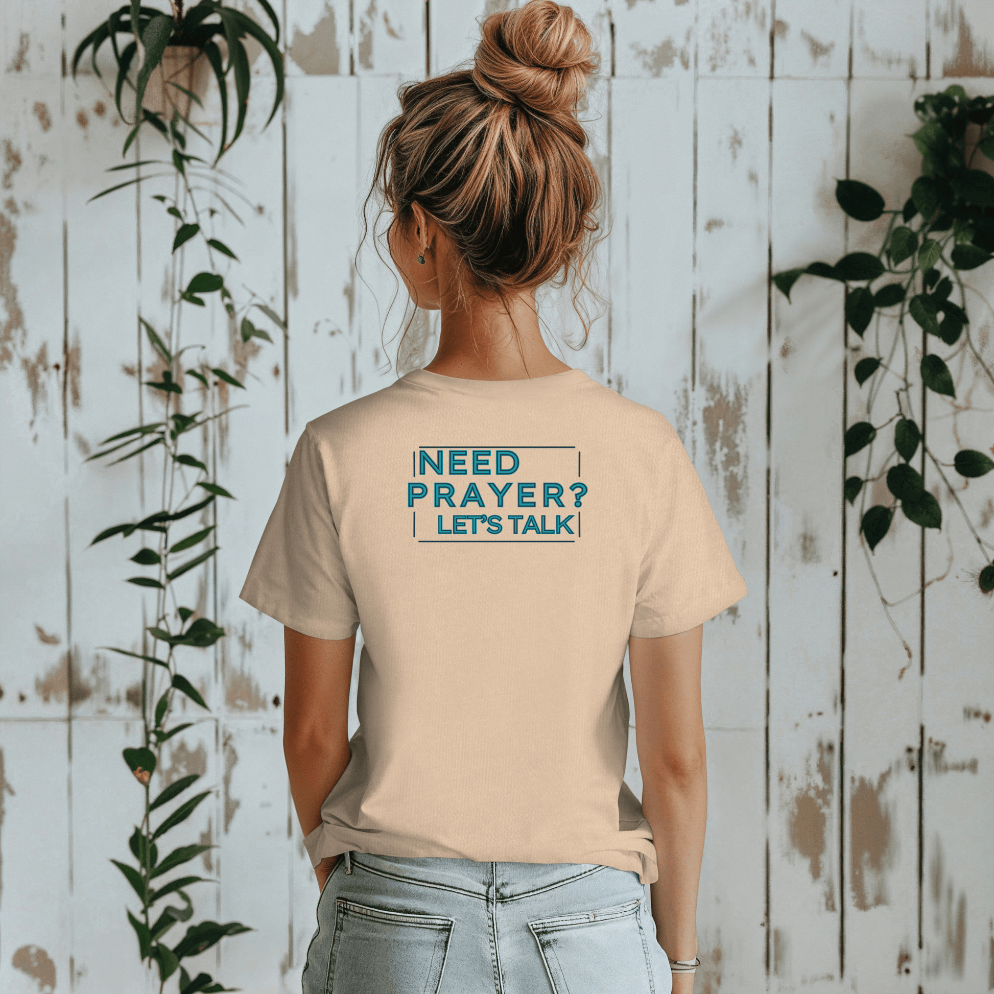 Faith in Motion - Prayer Changes Things Inspirational Unisex T-Shirt - Harmony + Hope