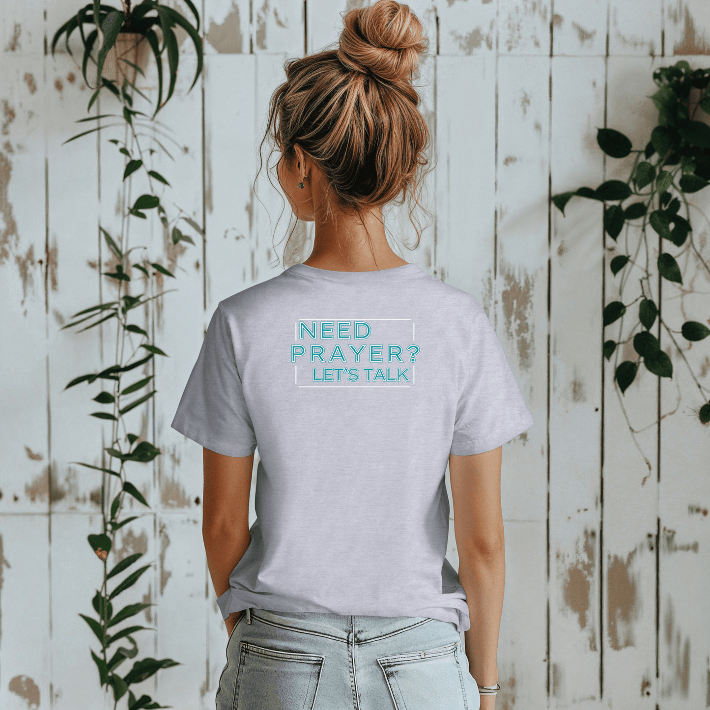 Faith in Motion - Prayer Changes Things Inspirational Unisex T-Shirt - Harmony + Hope