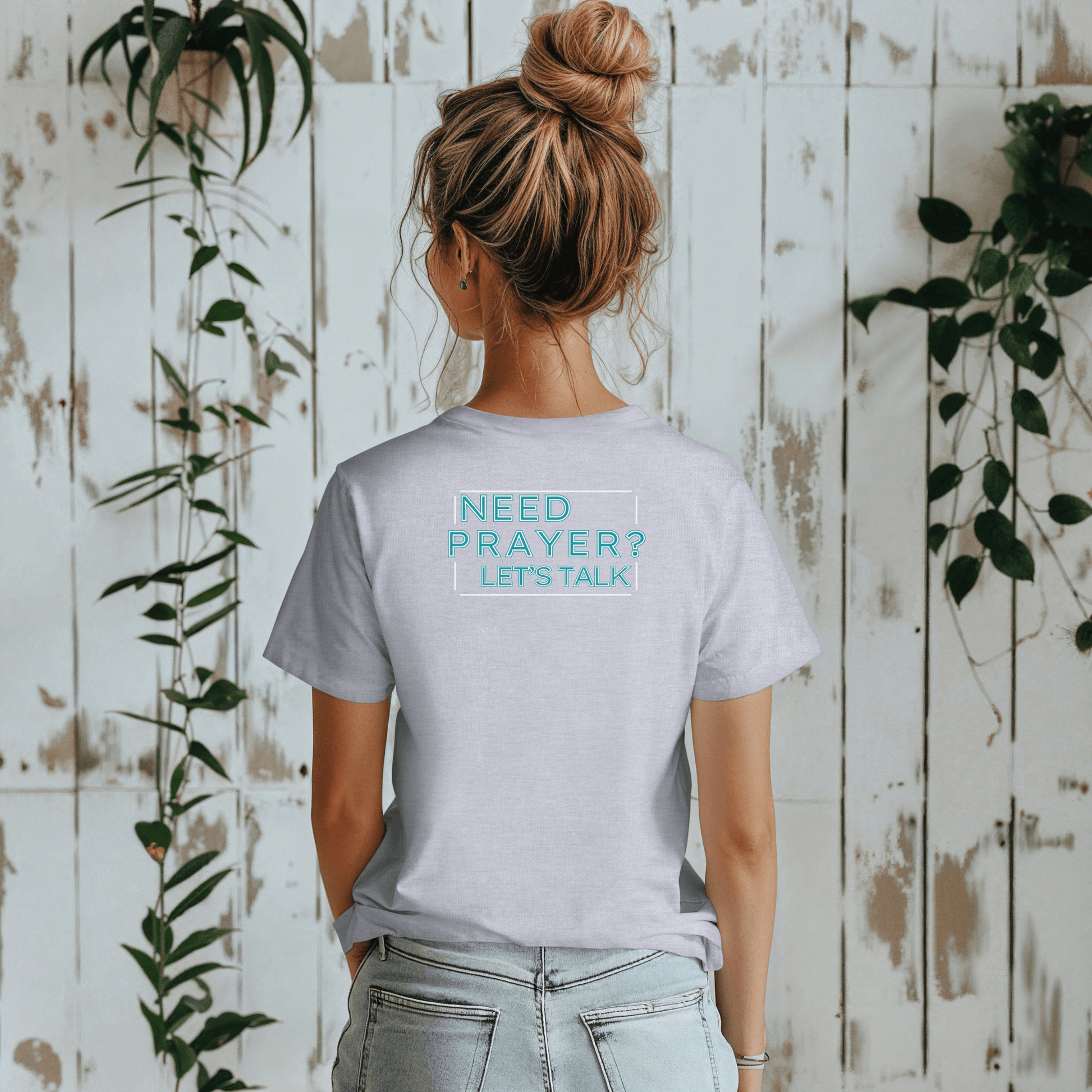 Faith in Motion - Prayer Changes Things Inspirational Unisex T-Shirt - Harmony + Hope