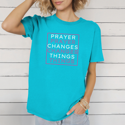 Pray Boldly "Prayer Changes Things" - Inspirational Unisex T-Shirt