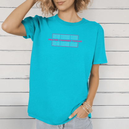 Vintage Wash: Prayer Changes Things T-Shirt - Harmony + Hope